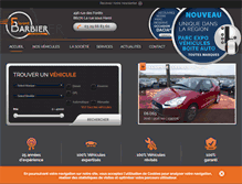 Tablet Screenshot of florentbarbier-automobiles.fr